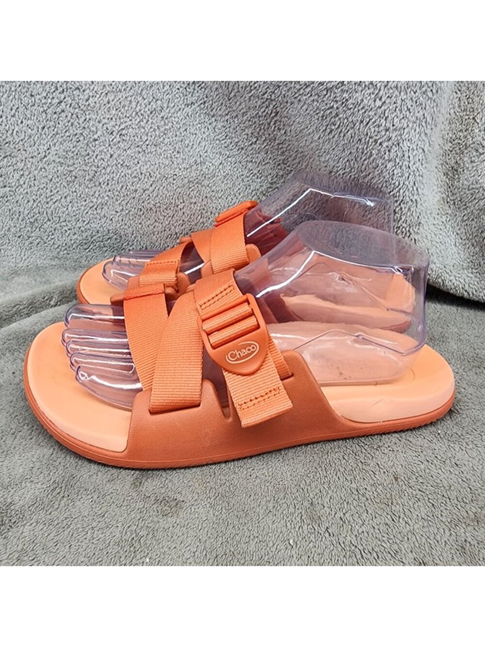 Chaco Shoes Womens Size 8 Orange Slip On Sandals *Read*